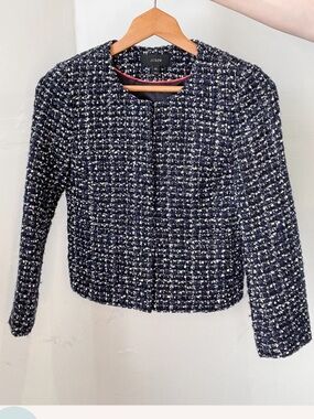 💥Host Pick J. Crew Tweed Cropped Jacket, size 2.